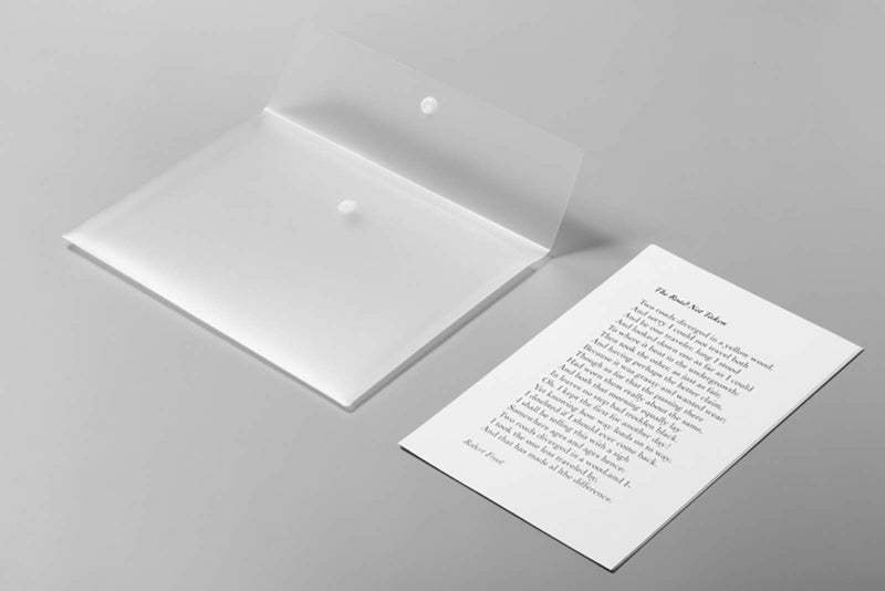 VANRA Poly File Folder Pockets File Jacket Plastic Envelope Flat Document Letter Organizer with Snap Button Closure A4 Letter Size (Pack of 5, Translucent) - Image 5